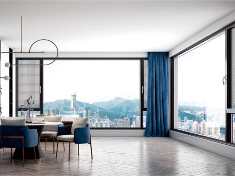 HB88 隐藏排水内外平框系统窗