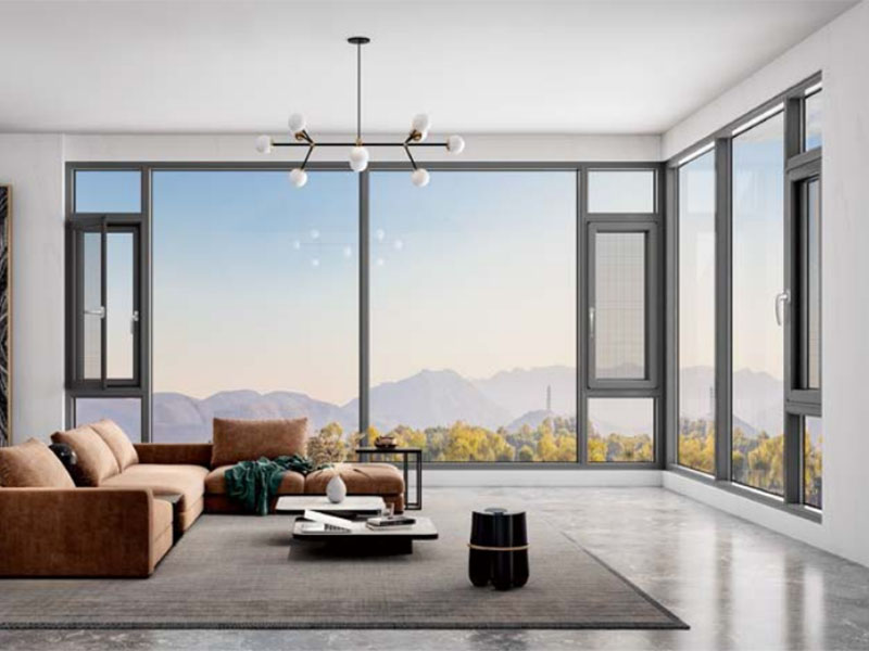 HB98 隐藏排水内外平框系统窗