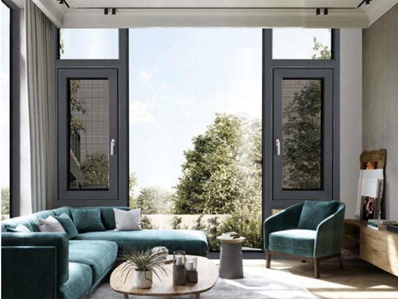 HB78 隐藏排水双内开系统窗