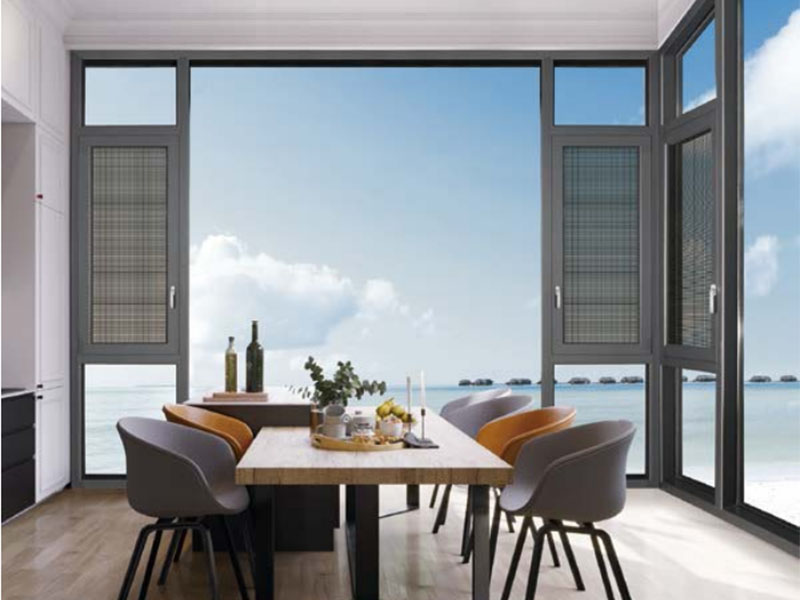 HB88 隐藏排水双内开系统窗