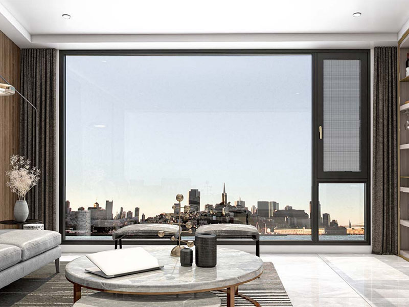 HB110/120 钢纱-体窗系列(斜压线)